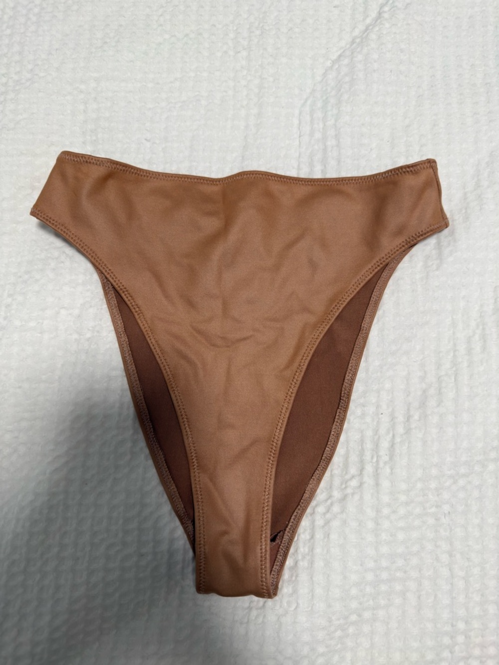 SKIMS Brown High-Leg Bikini Bottom